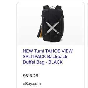 Brand New Tumi Tahoe Backpack